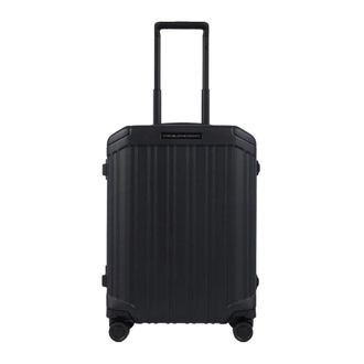 Piquadro Ultra Slim Cabin Trolley Koffer - Heren - Handbagage koffer - Zwart - ONE Size - Koffers