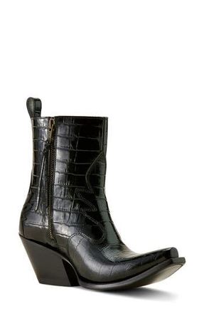 Ariat Jade X Toe Cowyboy Boot in Luxe Caviar Croc Print at Nordstrom Rack, Size 6.5