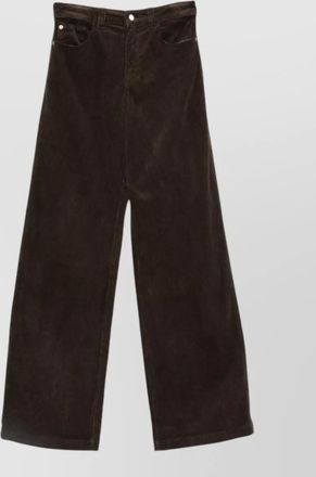 Emporio Armani corduroy wide-leg jeans
