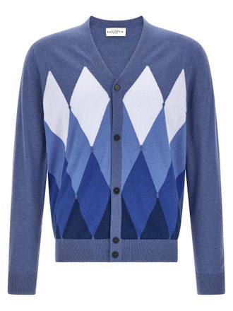 Ballantyne Cotton Mens Cardigan