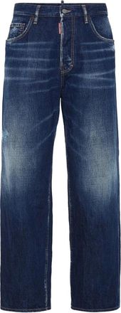 Dsquared2 Stijlvolle Denim Jeans - Heren - Regular Fit Jeans - Blauw - 2XL - Denim - Jeans