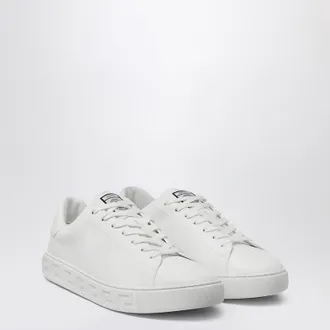 Versace White Greca Nylon Sneakers