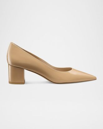 Stuart Weitzman Stuart Power Block-Heel Pumps