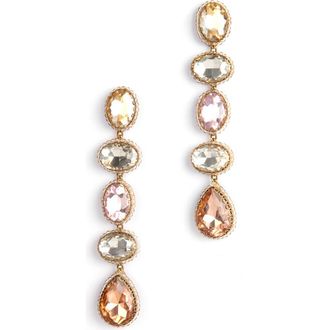 Deepa Gurnani Tyra Drop Earrings in Pastel Multi at Nordstrom