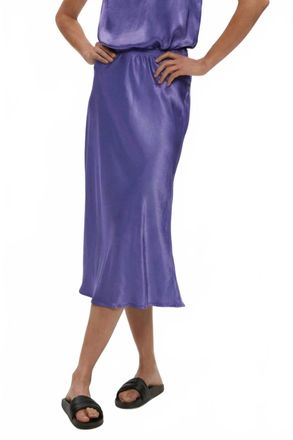 Michael Stars Leila Bias Cut Skirt In Moonlit