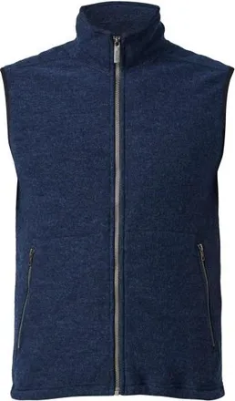 Ivanhoe of Sweden Kurre Vest Merinogilet f&uuml;r Herren | blau