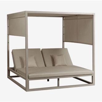 Sklum Letto balinese reclinabile in alluminio e tessuto Nasau SKLUM