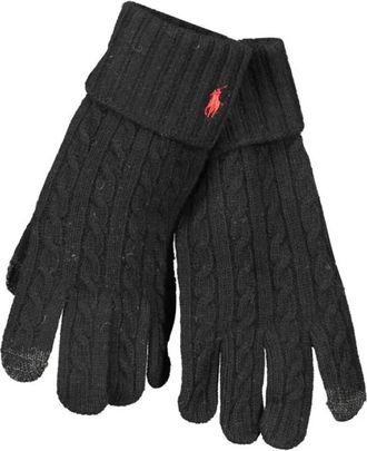 Ralph Lauren Wool Glove - Heren - Handschoenen - Zwart - ONE Size - Wol - Accessoires