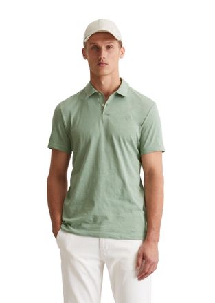 Marc O'Polo Poloshirt MARC OPOLO, Herren, Gr. XXL, gr&uuml;n (luscious moss), Jersey, Obermaterial: 100% Baumwolle, unifarben, Shirts Poloshirt, mit lebendiger, bewegt