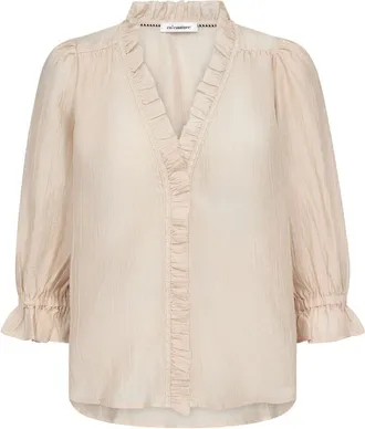 Co'Couture Mujer, Blusas y Camisas, Beige, Talla: M