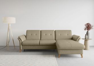 Sit&more Ecksofa »Göteborg« Sitztiefenverstellung und Federkern, wahlweise mit Bettfunktion