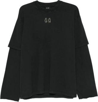44 Label Group T-shirt con logo - Nero