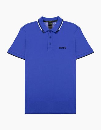 HUGO BOSS Mens Hugo Boss Paddy Pro S/s Polo Blue 424 - Size: 38/Regular