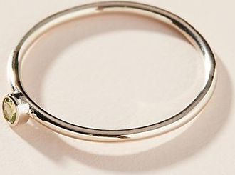 Maya Brenner Designs 14K White Gold Birthstone Ring