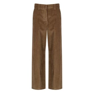 Max Mara Broeken, Dames, Bruin, S, Katoen, Tania Broeken