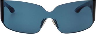 Balenciaga Bb 0421S Zonnebril - unisex - Zonnebrillen - Blauw - ONE Size - Nylon - Accessoires