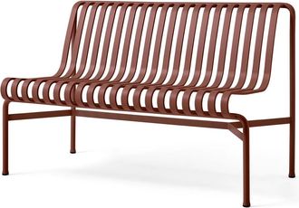 HAY Palissade Dining Bench ohne Armlehnen, iron red