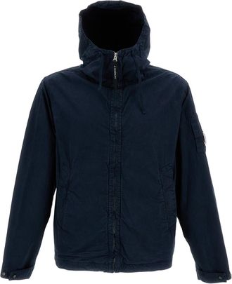 C.P. Company Micro-Reps Fabric Hooded Jacket with Iconic Lens Detail