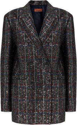 Missoni Dames, Jassen, Veelkleurig, Maat: S Leer