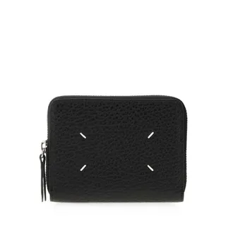 Maison Margiela Four-Stitches Pebbled Leather Wallet