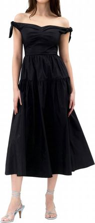 Tanya Taylor Ashland Dress In Black