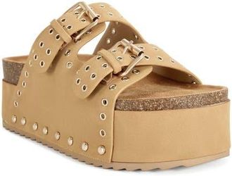 Azalea Wang Algedi Sandal in Tan at Nordstrom, Size 10
