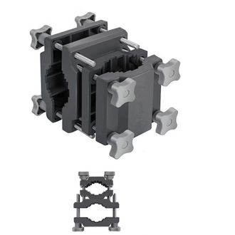 OEM Soporte Universal Premium Gris Para Sombrillas De Balc&oacute;n, Apto Para Sombrillas Cuadradas Y Redondas, Soporte Modular Para Sombrillas De Balc&oacute;n Y Terra