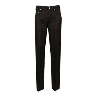 Rick Owens Geth Jeans - female - Rick Owens - Straight Trousers - Black - W26 - Trousers