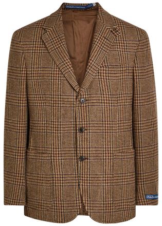 Polo Ralph Lauren Plaid Wool Blazer - Tan - 40 (UK40 / L)