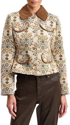 Avec Les Filles Long Slim Four Pocket Jkt