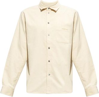Zadig&Voltaire Simon Shirt - Heren - Casual Overhemden - Beige - L - Katoen - Overhemden