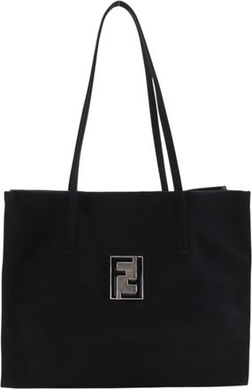 Fendi Black Nylon Tote Bag (Pre-Owned)