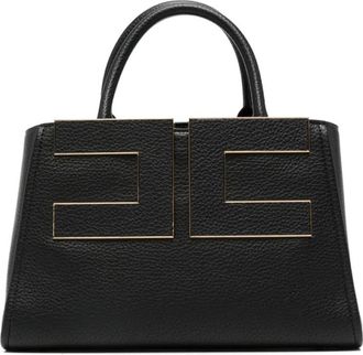 Elisabetta Franchi Tote Bag - Dames - Shoppers - Zwart - ONE Size - Tassen