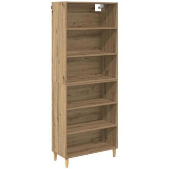 vidaXL Highboard Artisan Oak 69.5 x 32.5 x 180 cm Engineered Wood vidaXL