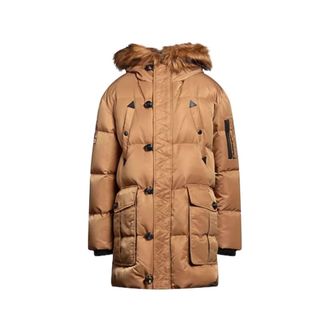 Dsquared2 Down Coats, male, Brown, XL, Stylish Down Coats for Winter