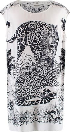 Herm&egrave;s Jungle Love Tatouage Twill Tunic Size XXS