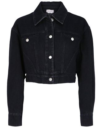 Alexander McQueen Alexander Mcqueen Cropped Denim Jacket