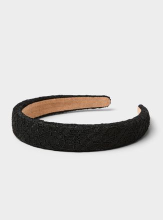 Simons Womens Floral lace padded headband