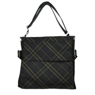 Burberry Herrens Umh&auml;ngetasche aus gr&uuml;nem Stoff