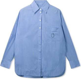10 Days Camicia a Maniche Lunghe a Quadri - - Blouses & Shirts - Donna - Blu - S