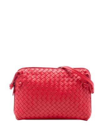 Bottega Veneta 2012-2025 Nappa Intrecciato Nodini crossbody bag - Red