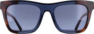 DKNY Square Womens Soft Tortoise Navy Blue DK529S - Brown - One Size