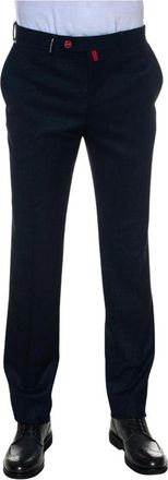 Kiton Heren, Broeken, Blauw, Maat: 3XS Wol