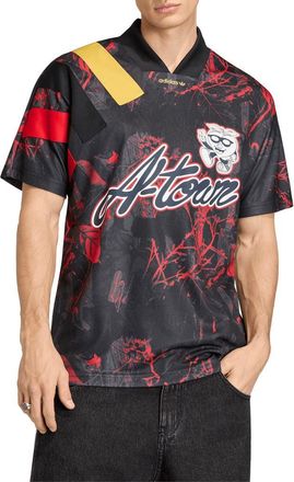 adidas FIFA World Cup 2026 Atlanta Soccer Jersey in Black/Better Scarlet at Nordstrom, Size Xx-Large