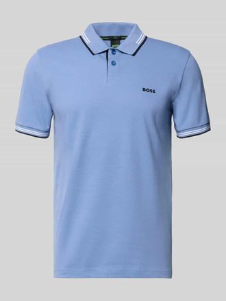 HUGO BOSS Slim Fit Poloshirt aus reiner Baumwolle Modell PAUL in Blau, Gr&ouml;&szlig;e XXXL