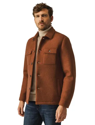 State of Art overshirt oranje borstzakken polyester