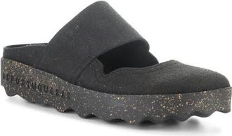 FLY London Cana Slide Sandal in Black at Nordstrom, Size 10-10.5Us