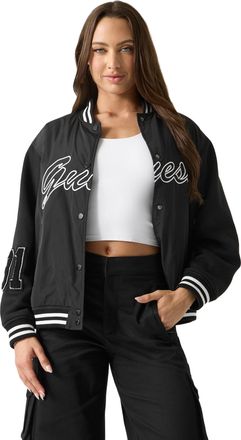 Guess Georgina Varsity Logo Jacket