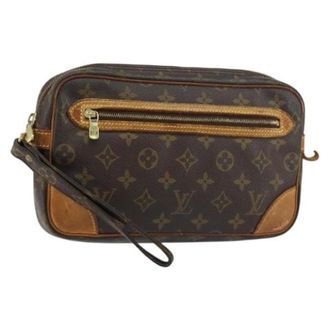 Louis Vuitton Clutch Vintage in Tela Pre-owned - - Pre-owned - Donna - Marrone - ONE SIZE
