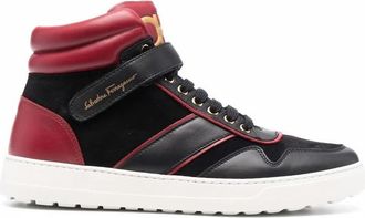 Ferragamo Mens Red Sneakers, US Size 7.5